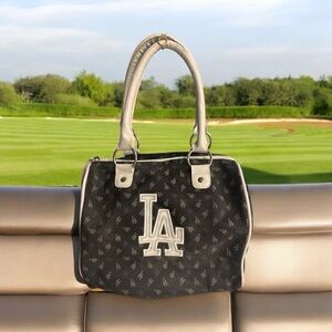 LA Dodgers Logo Black Gray White Women's Novelty Bag satchel‎ NLB